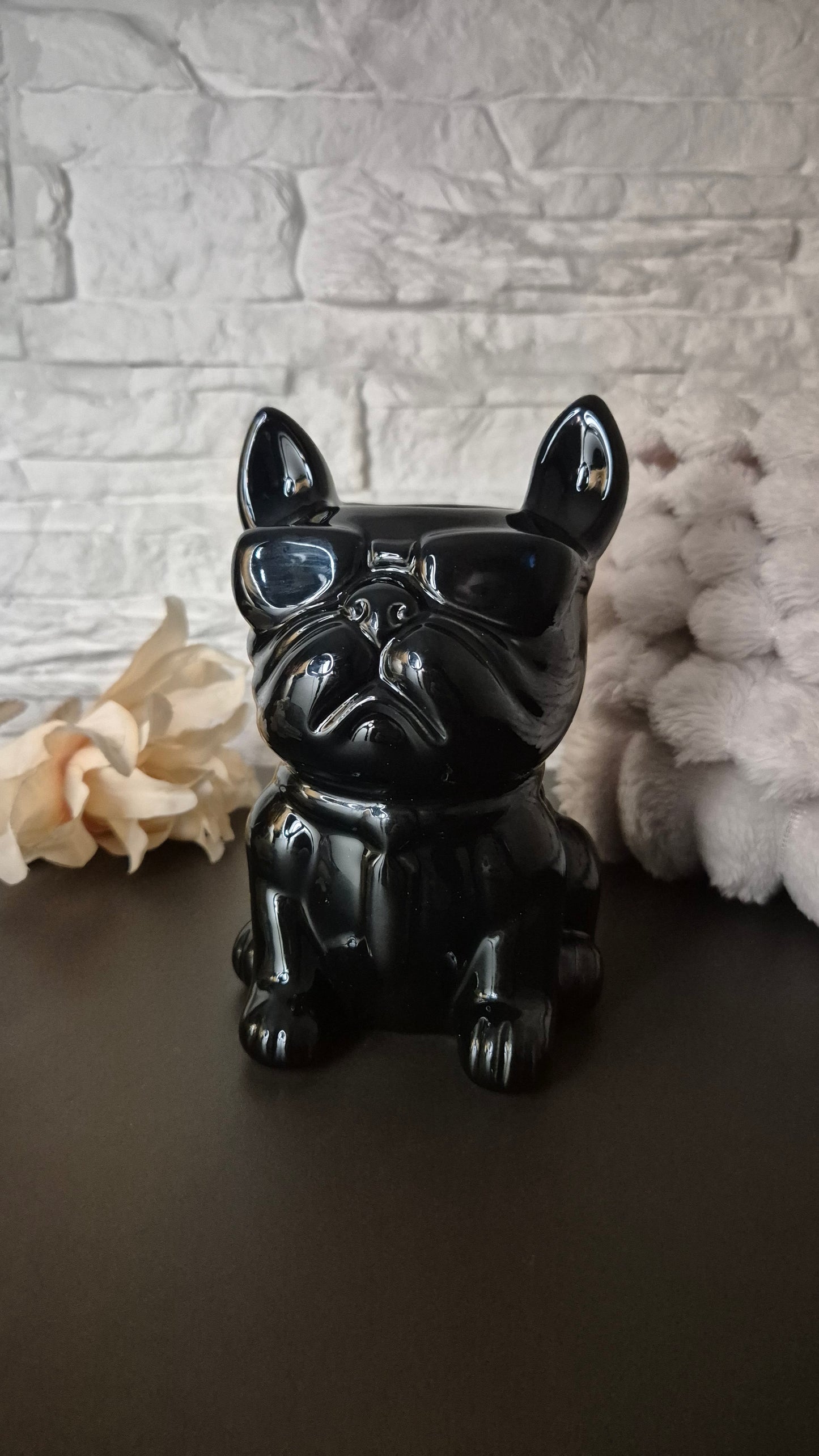 Brucia Essenze in ceramica Bulldog