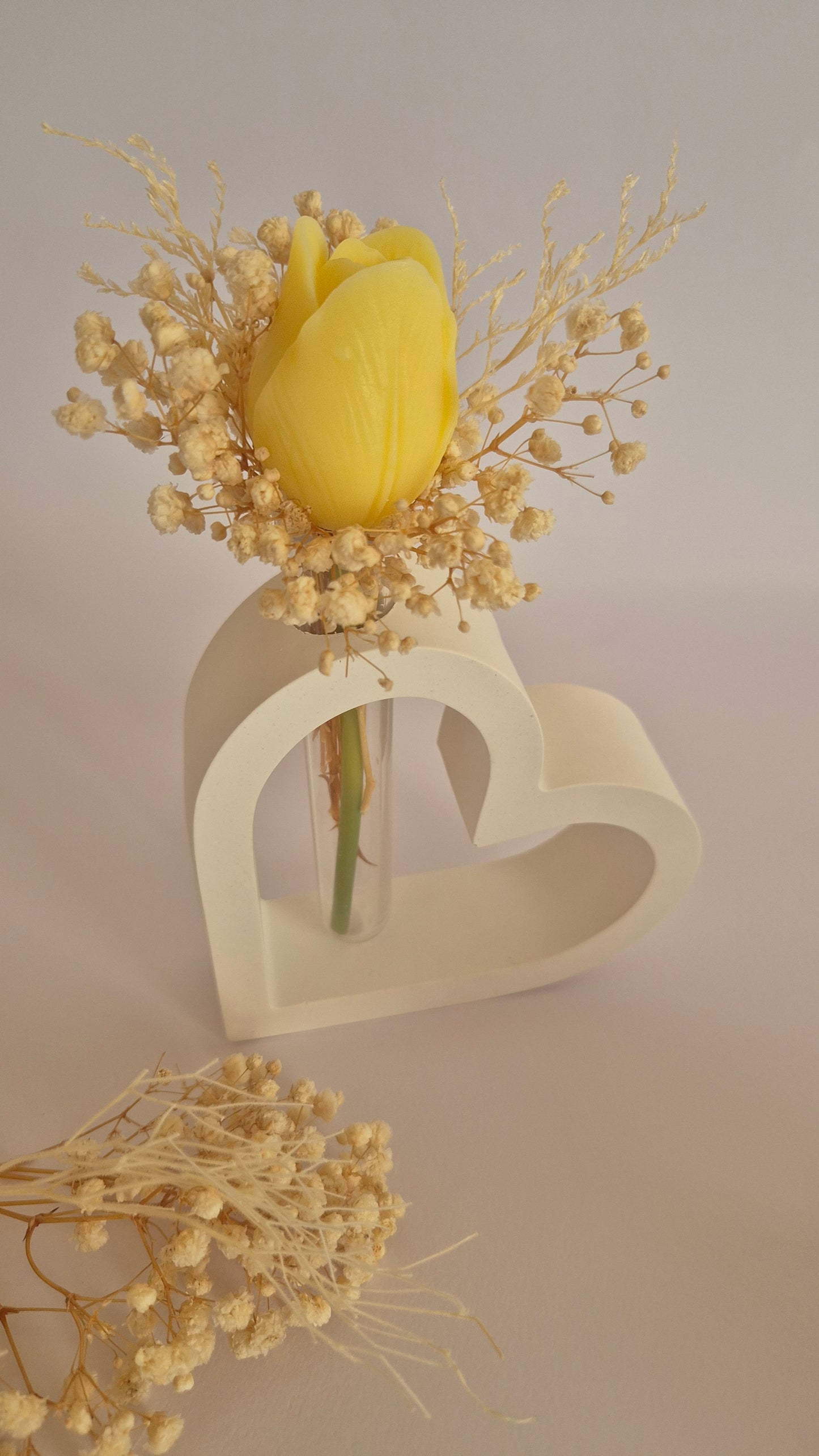 Vaso Love con Tulipano