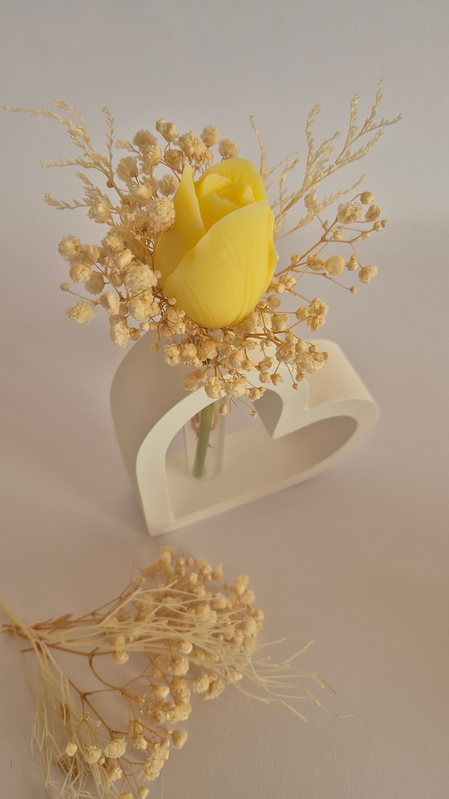 Vaso Love con Tulipano