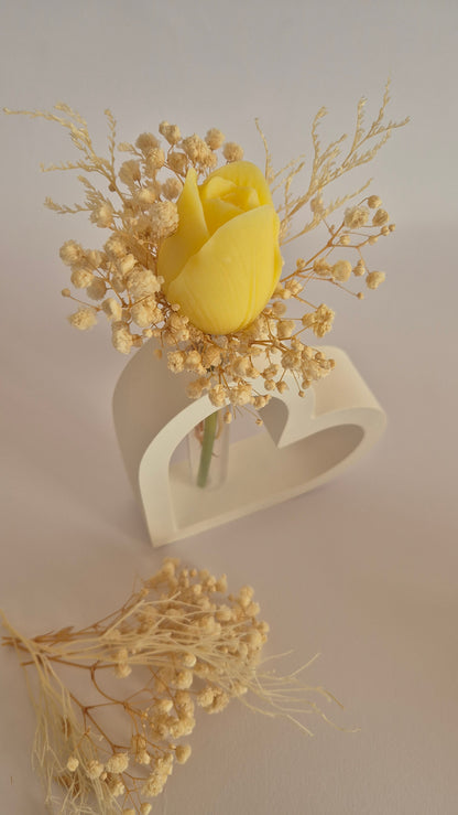 Vaso Love con Tulipano