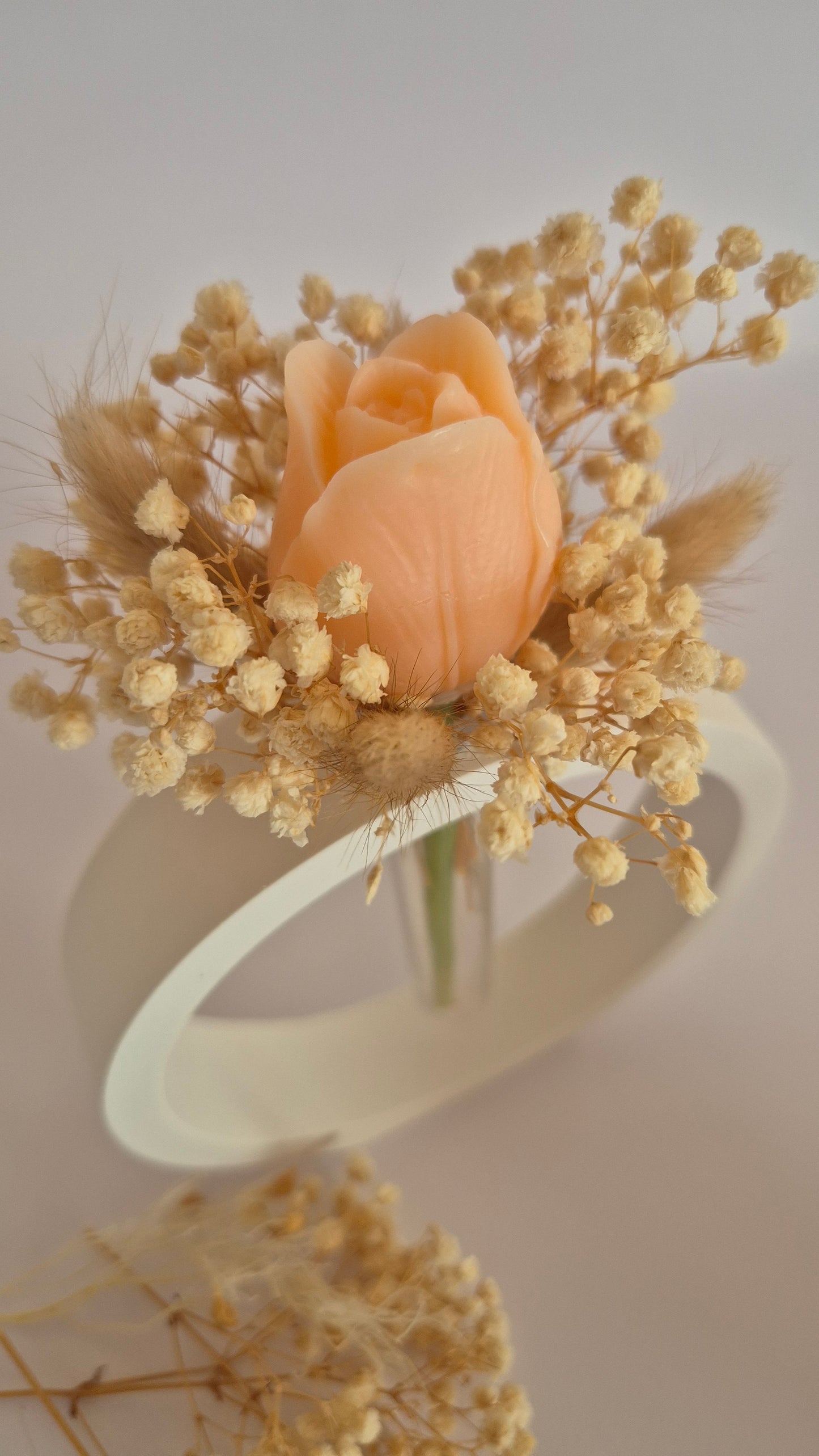 Vaso Tondo con Tulipano