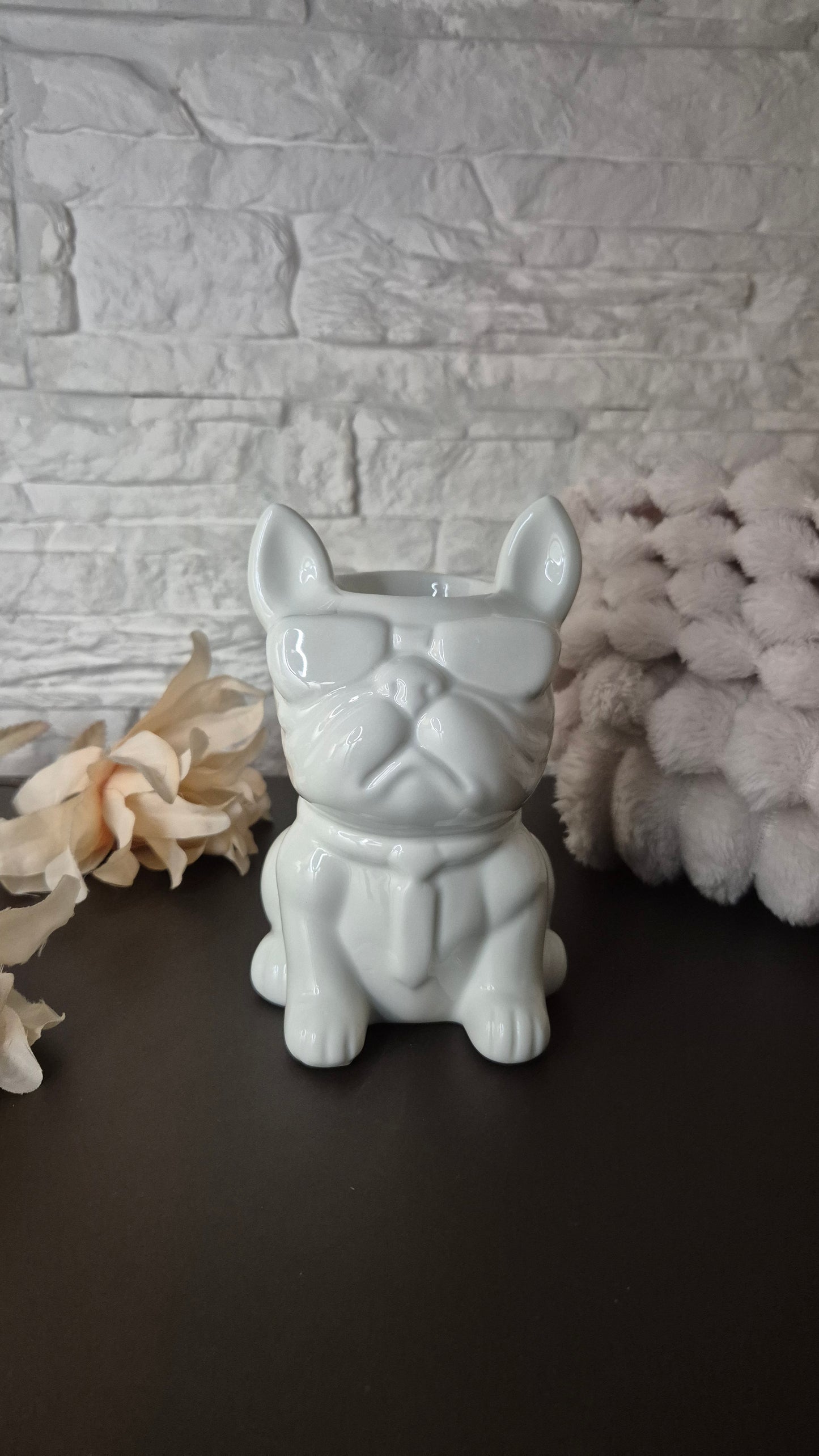 Brucia Essenze in ceramica Bulldog