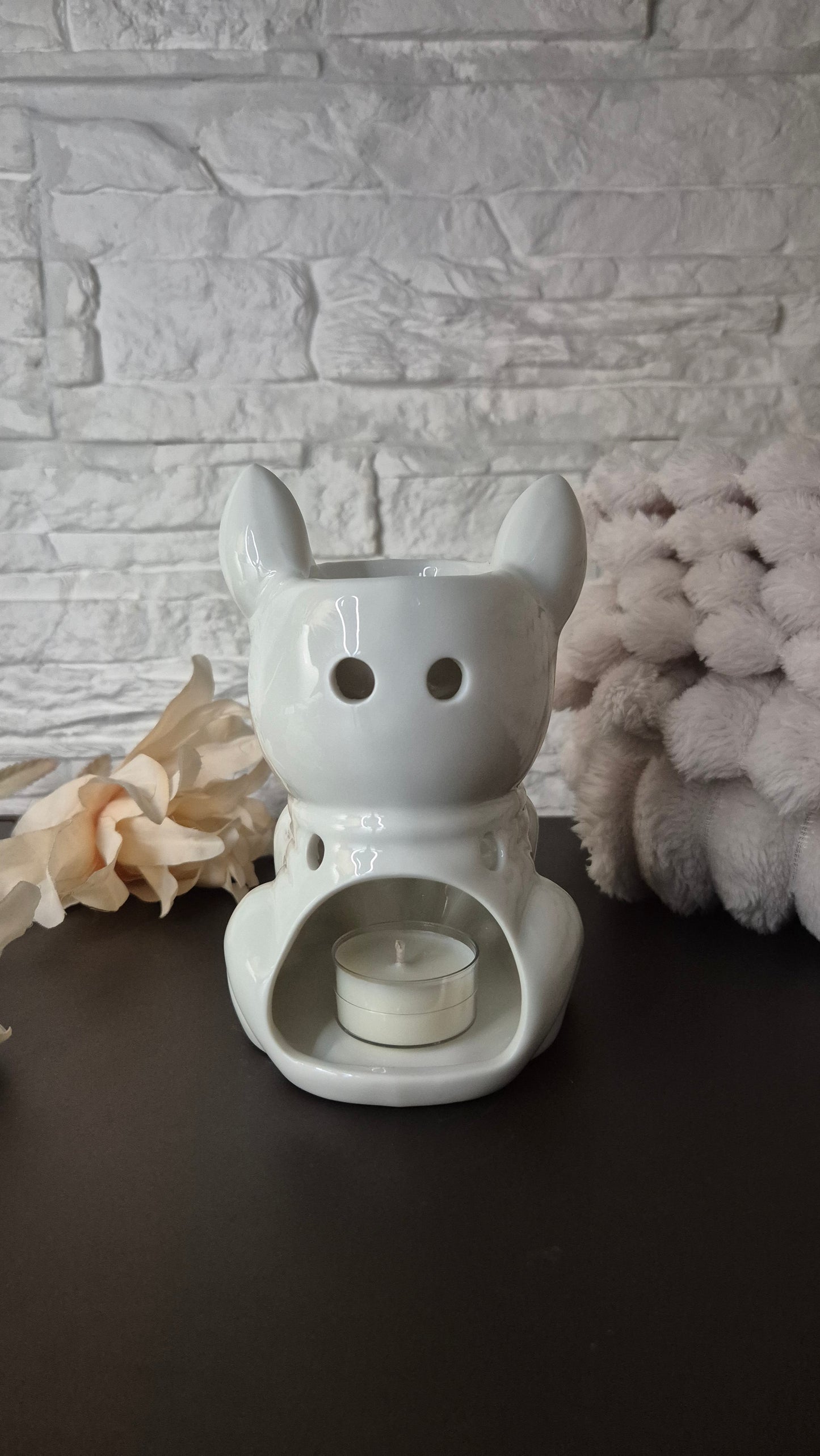 Brucia Essenze in ceramica Bulldog