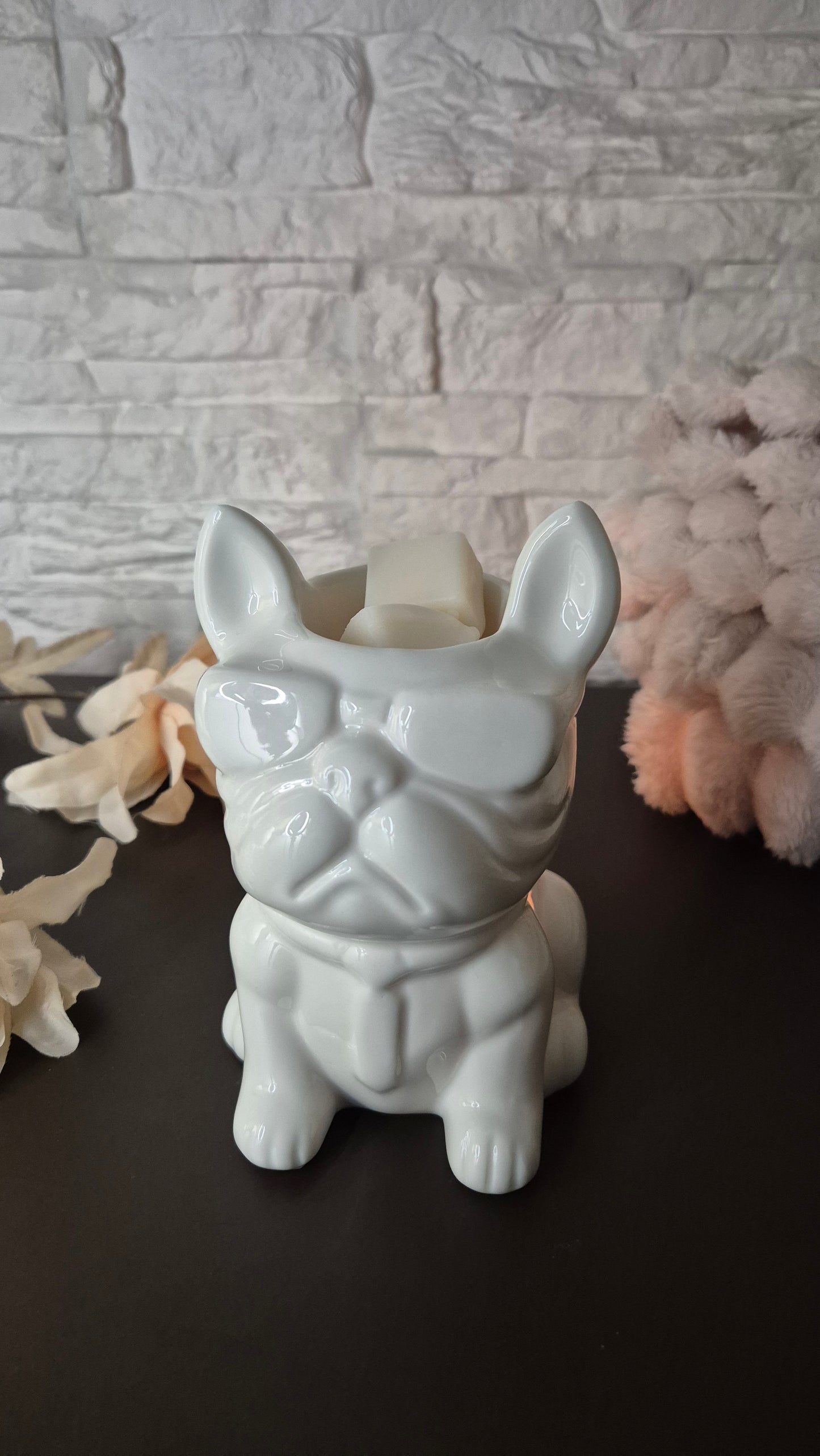 Brucia Essenze in ceramica Bulldog