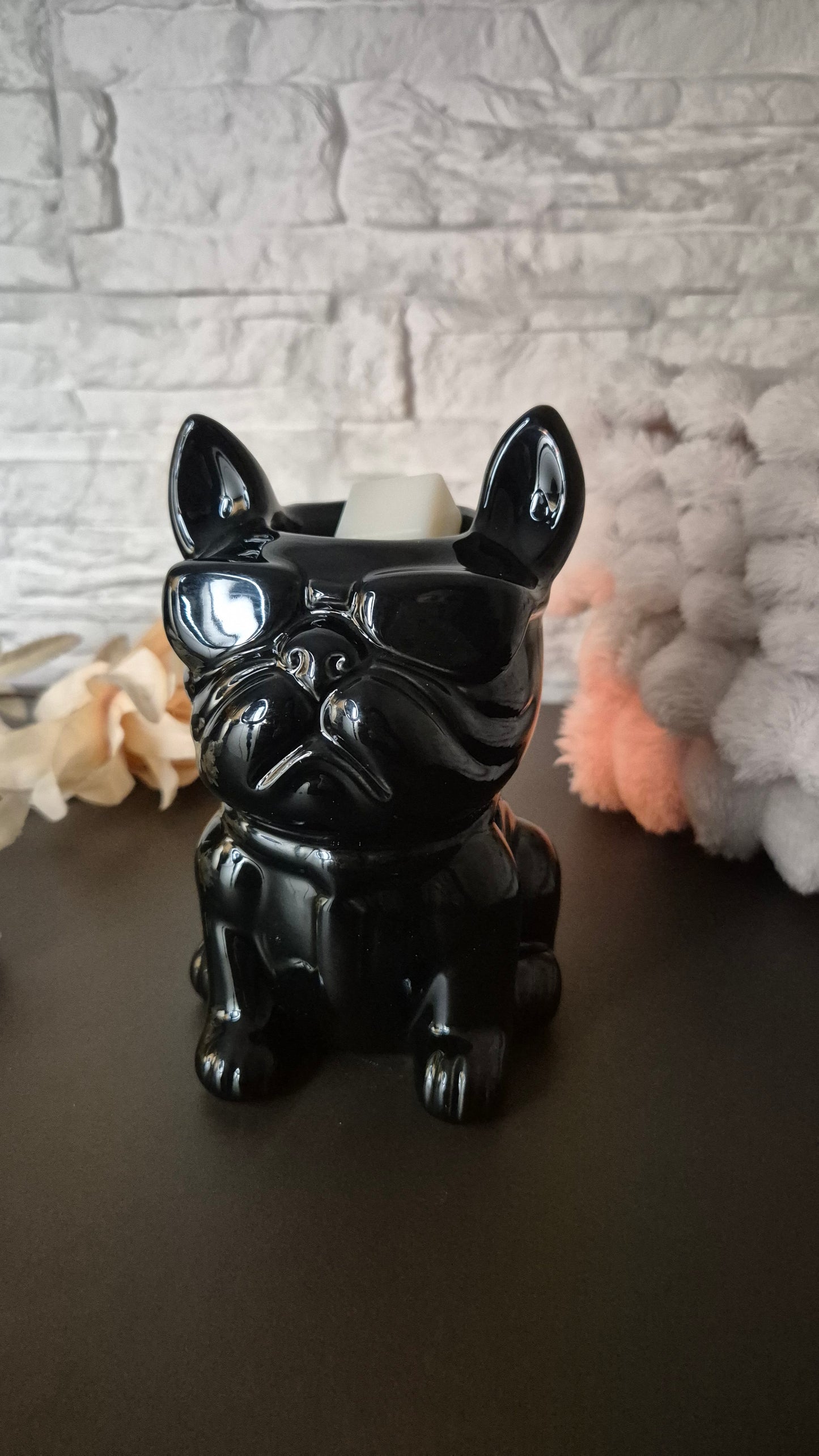 Brucia Essenze in ceramica Bulldog