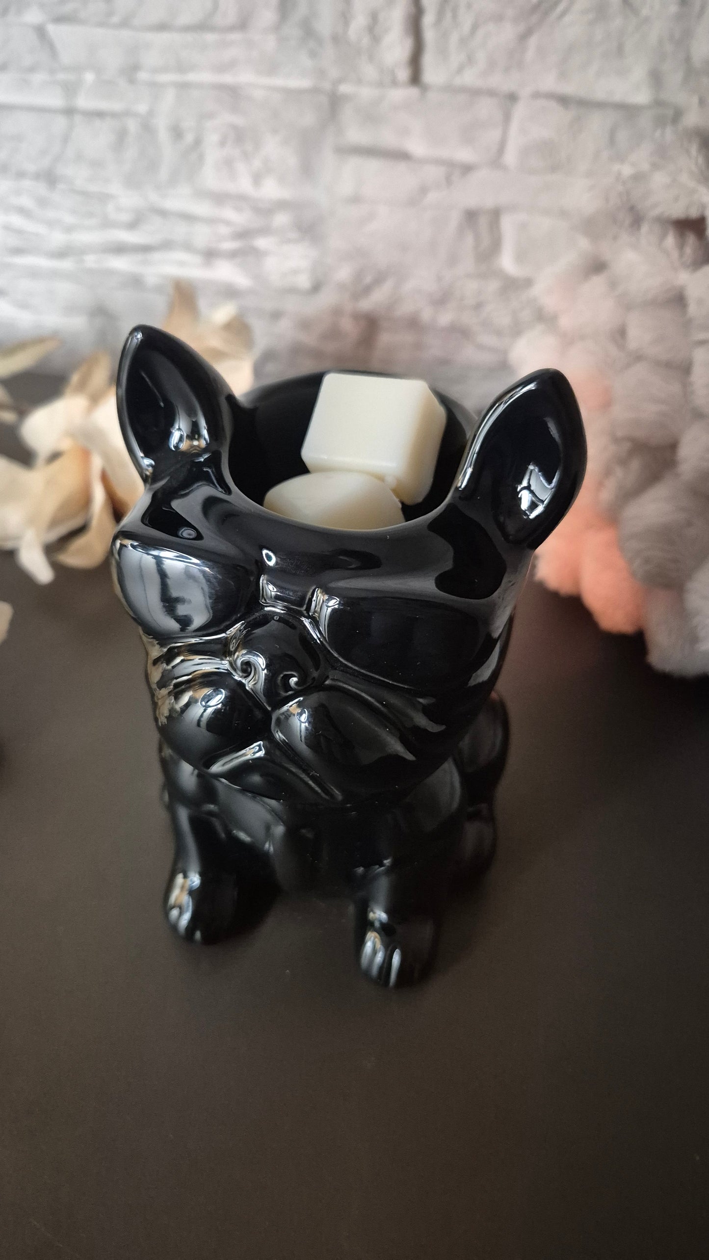 Brucia Essenze in ceramica Bulldog