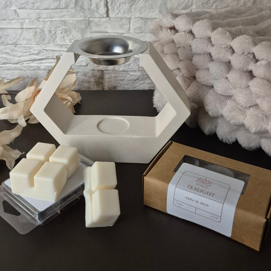 Box Brucia Essenze Esagono in Eco-resina