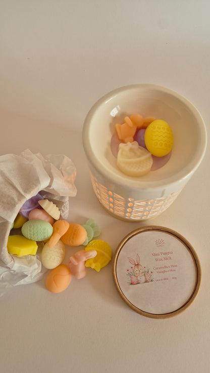 Mini Pasqua wax melt tart profumate