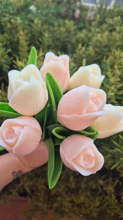 Mazzo di Fiori candela Tulipano