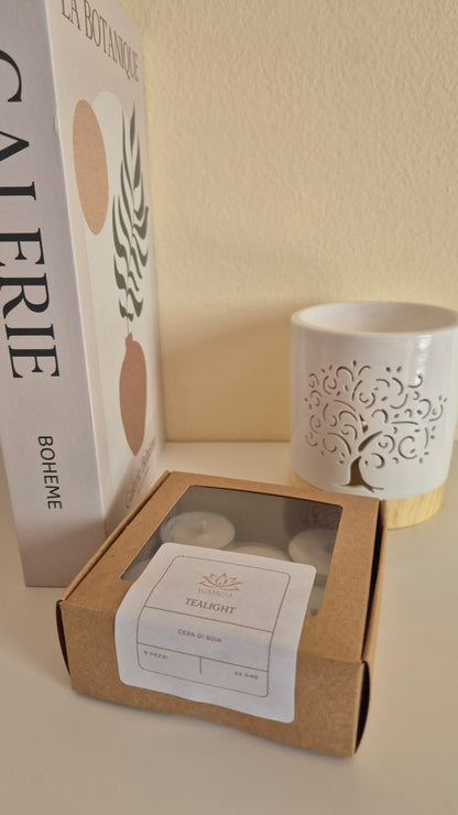 Tealight in cera di soia