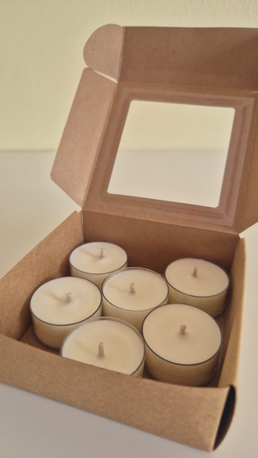 Tealight in cera di soia