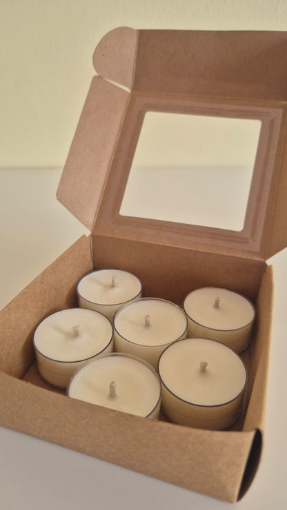 Tealight in cera di soia