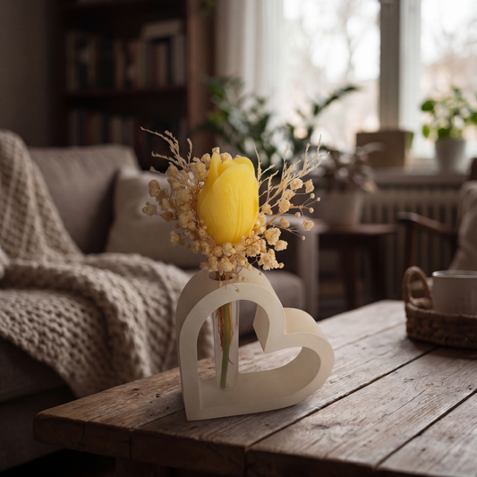 Vaso Love con Tulipano